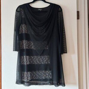 Papa Vancouver  Black Tunic - Large